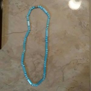 Turquoise beaded necklace
